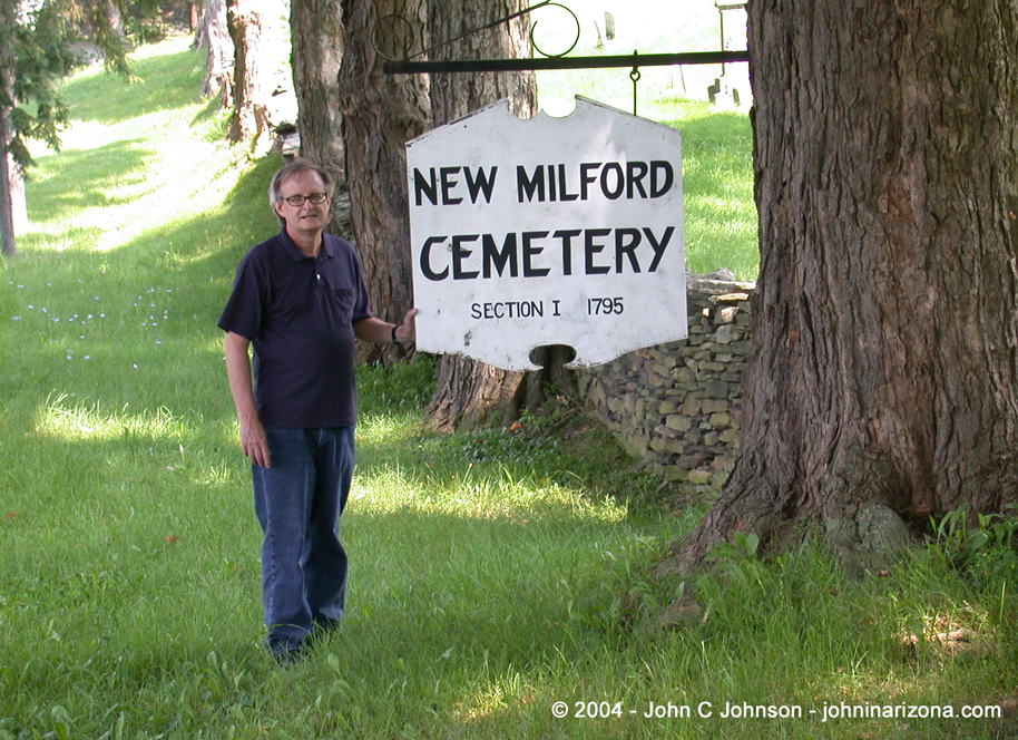 John at New Milford Cemetery in New Milford, Pennsylvania