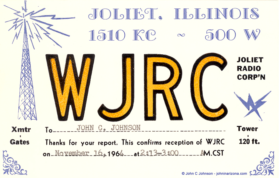WJRC Radio 1510 Joliet, Illinois