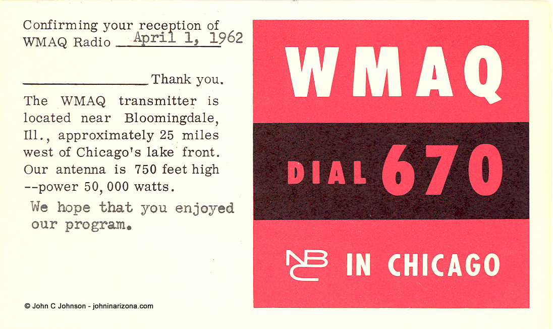 WMAQ Radio 670 Chicago, Illinois
