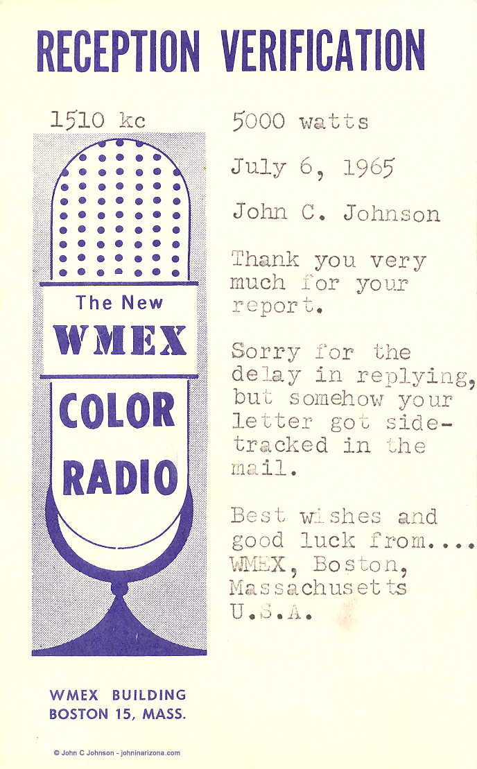 WMEX Radio 1510 Boston, Massachusetts