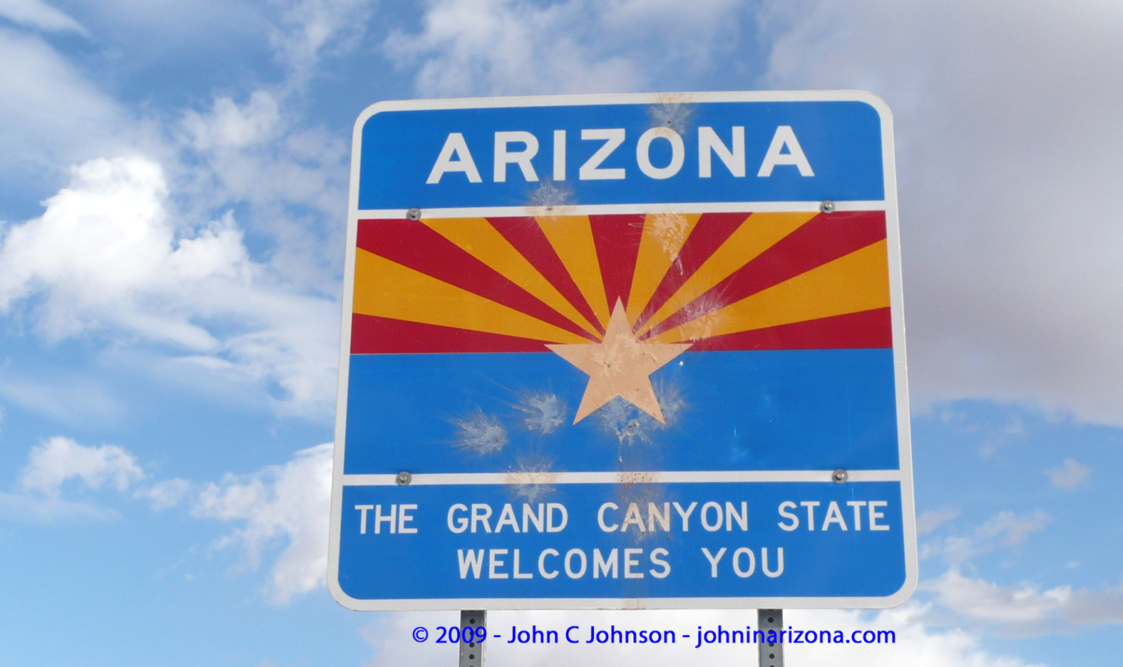 Welcome to Arizona sign