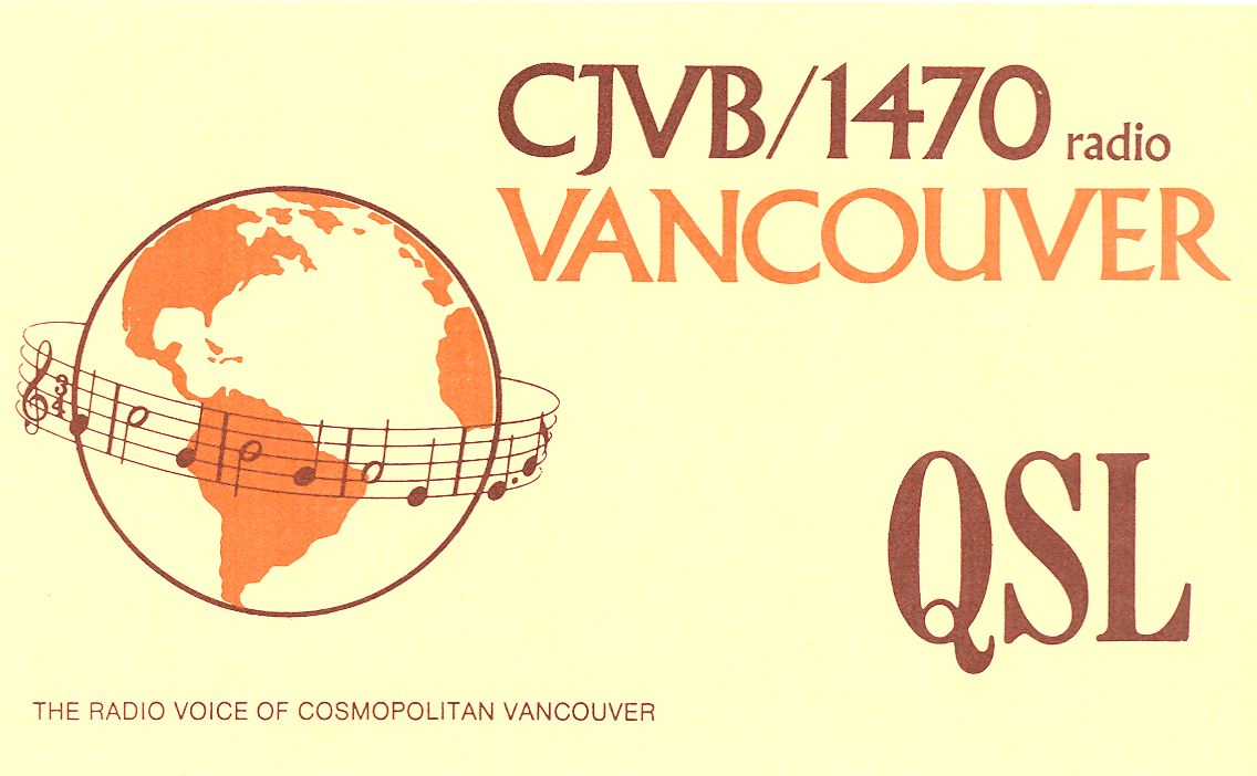 CJVB Radio 1470 Vancouver, British Columbia, Canada