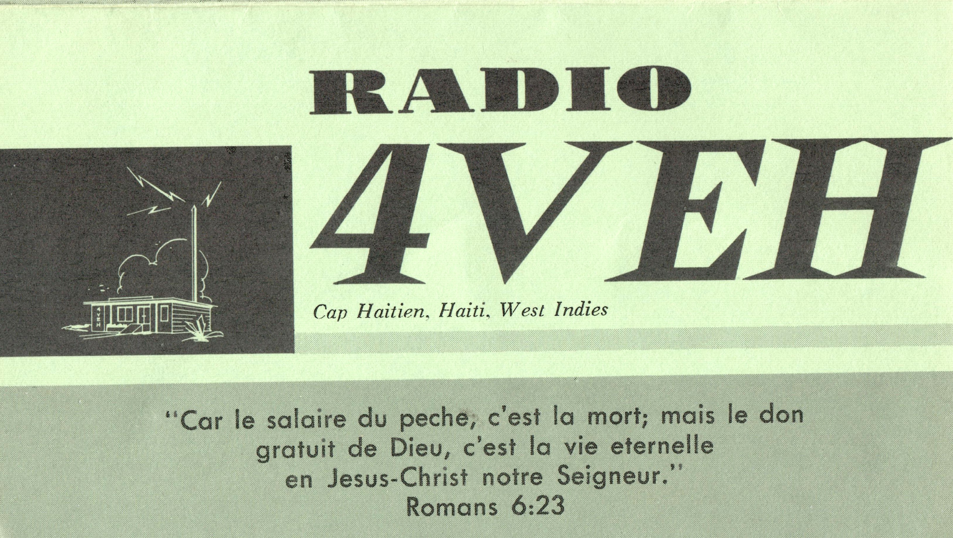 4VEH Radio 1035 Cap Haitien, Haiti, West Indies