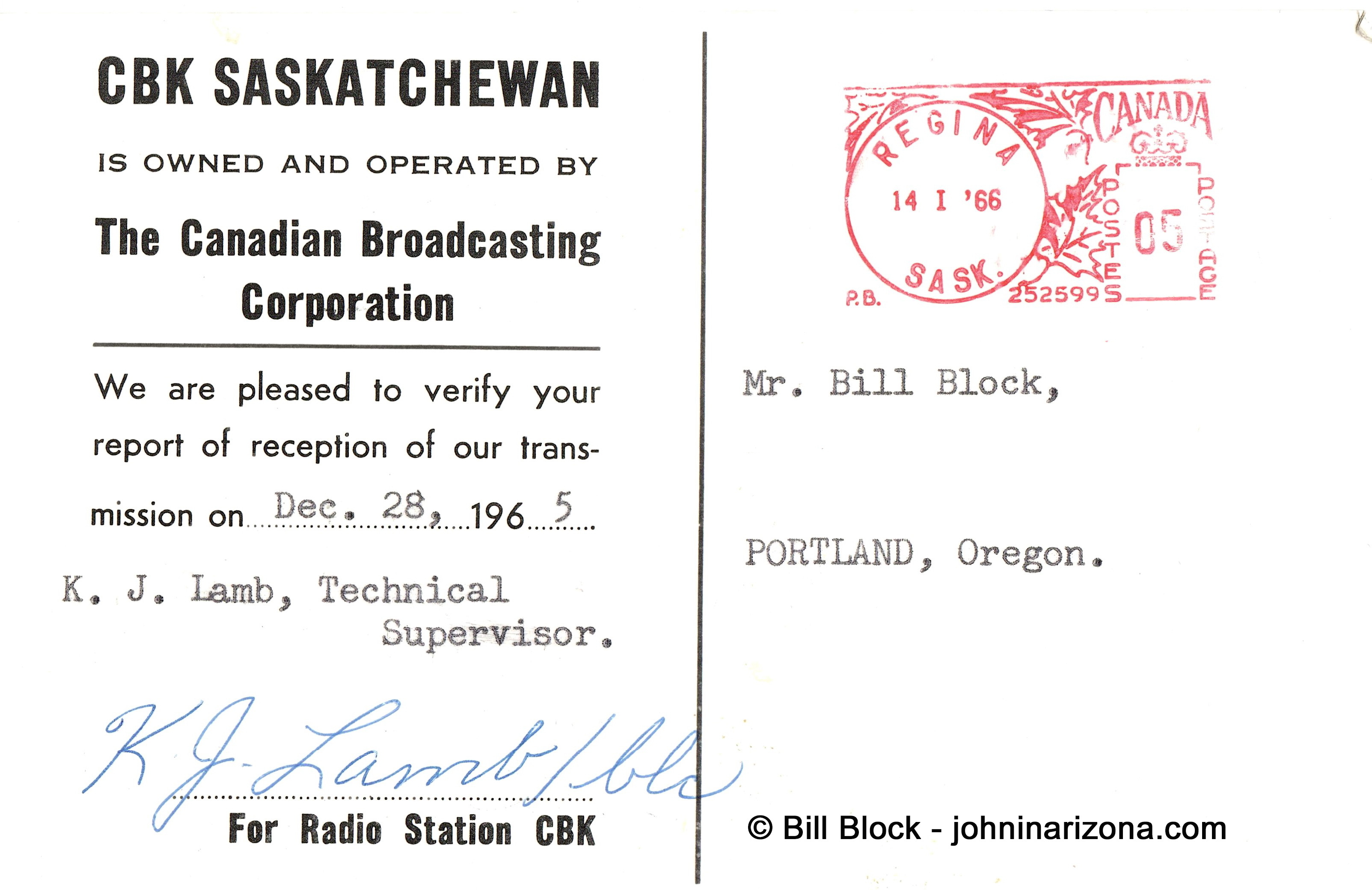 CBK Radio 540 Regina, Saskatchewan