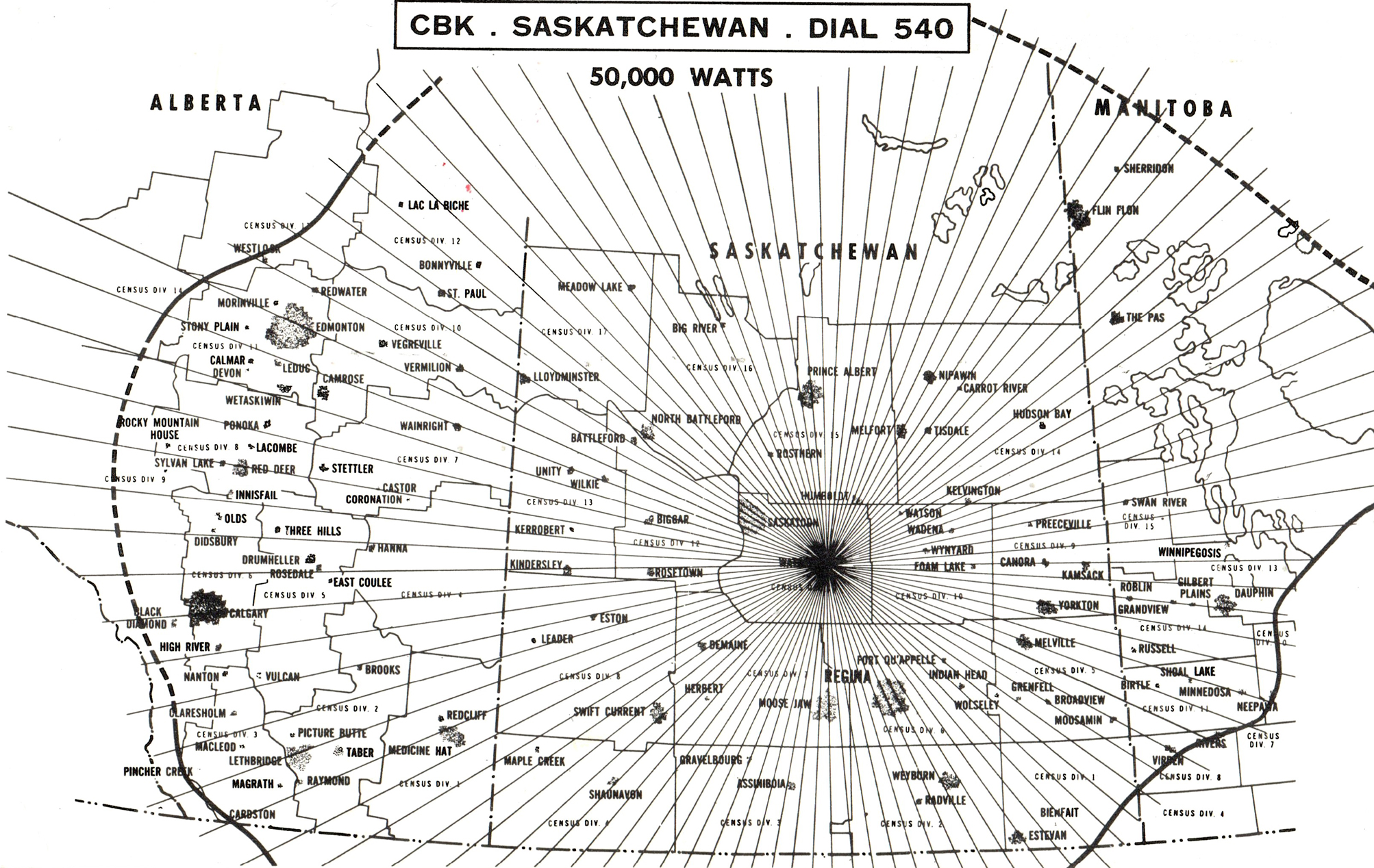 CBK Radio 540 Regina, Saskatchewan