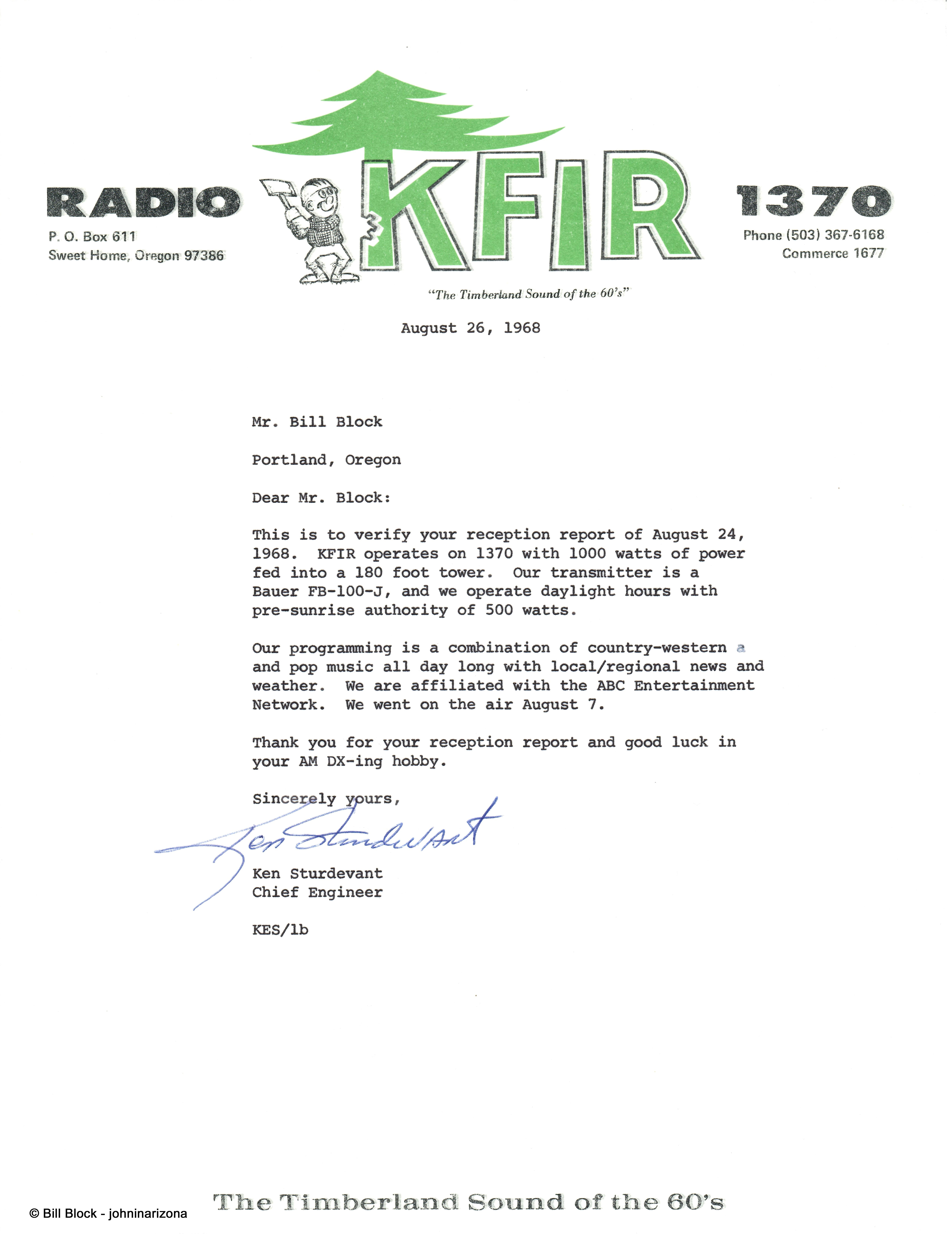 KFLY Radio 1240 Corvallis, Oregon