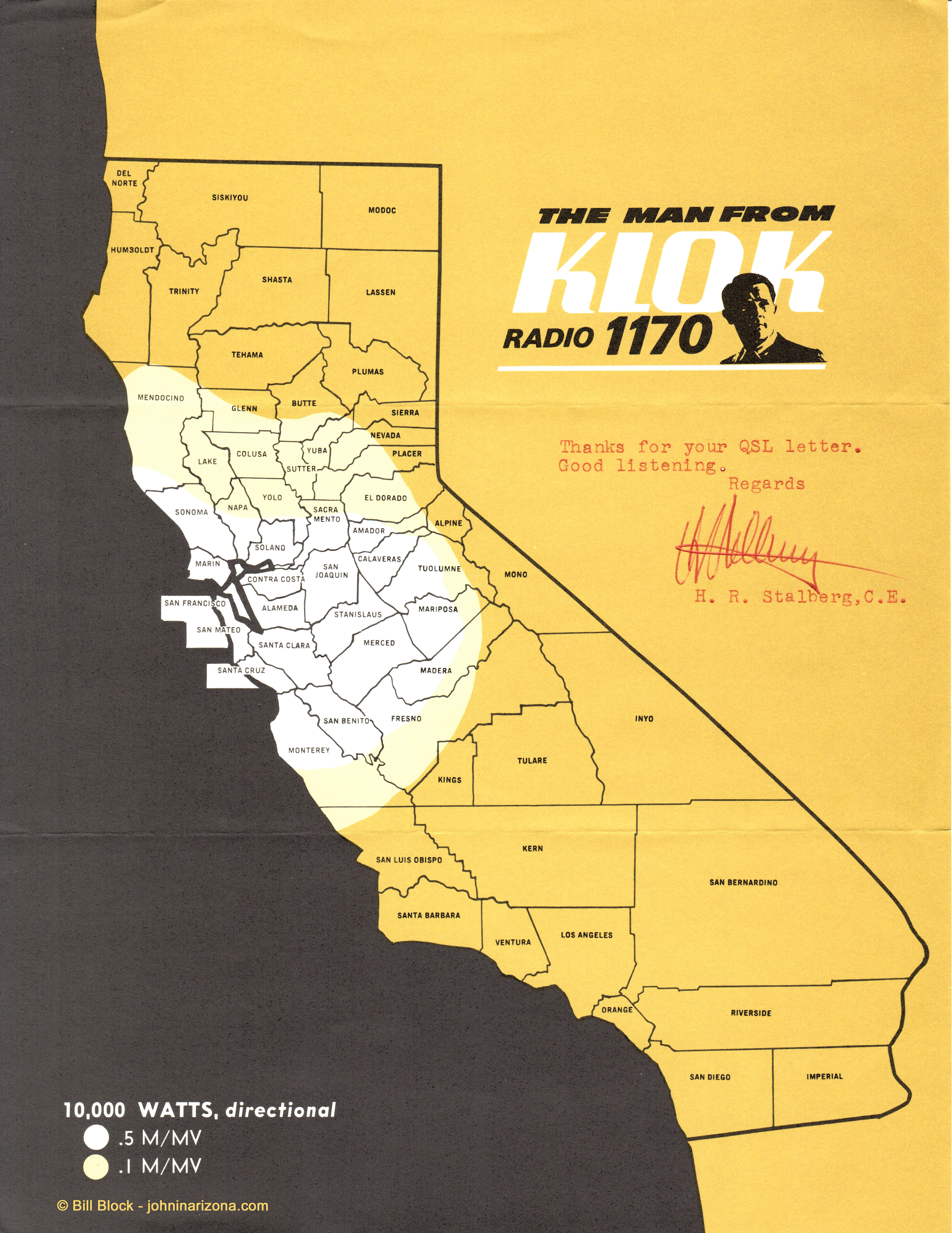 KLOK Radio 1170 San Jose, California