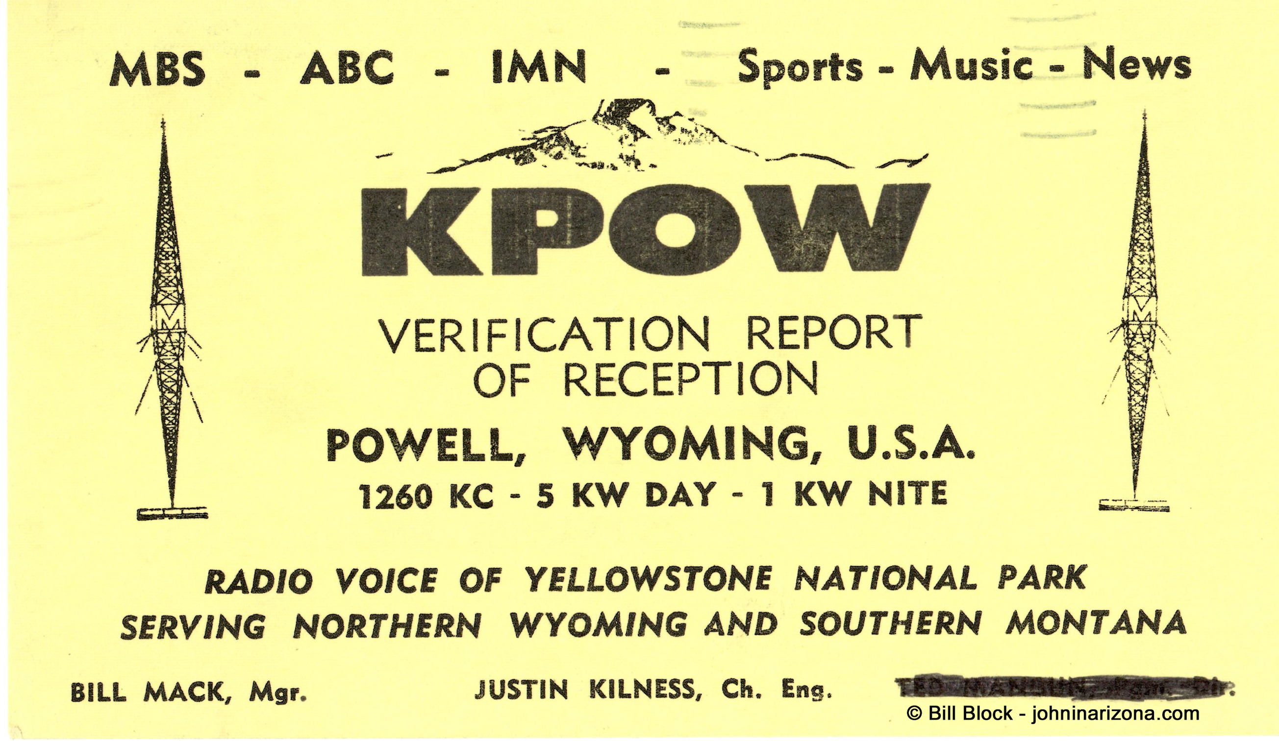 KPOW Radio 1260 Powell, Wyoming