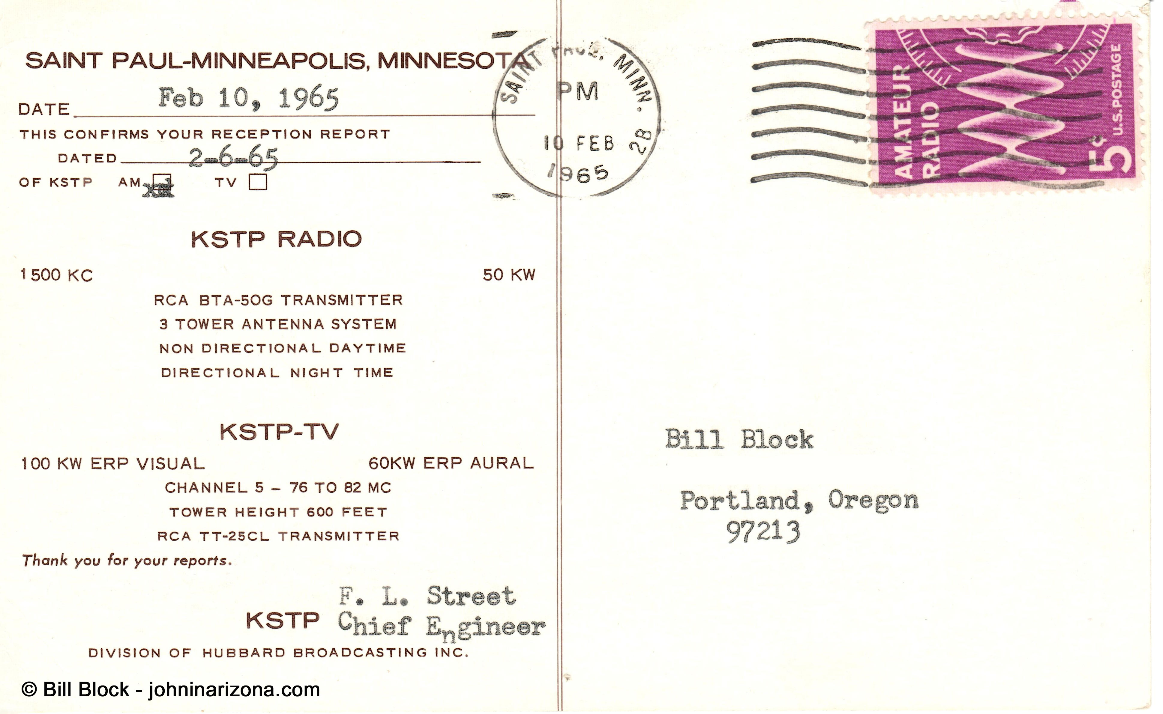 KSTP Radio 1500 Saint Paul, Minnesota