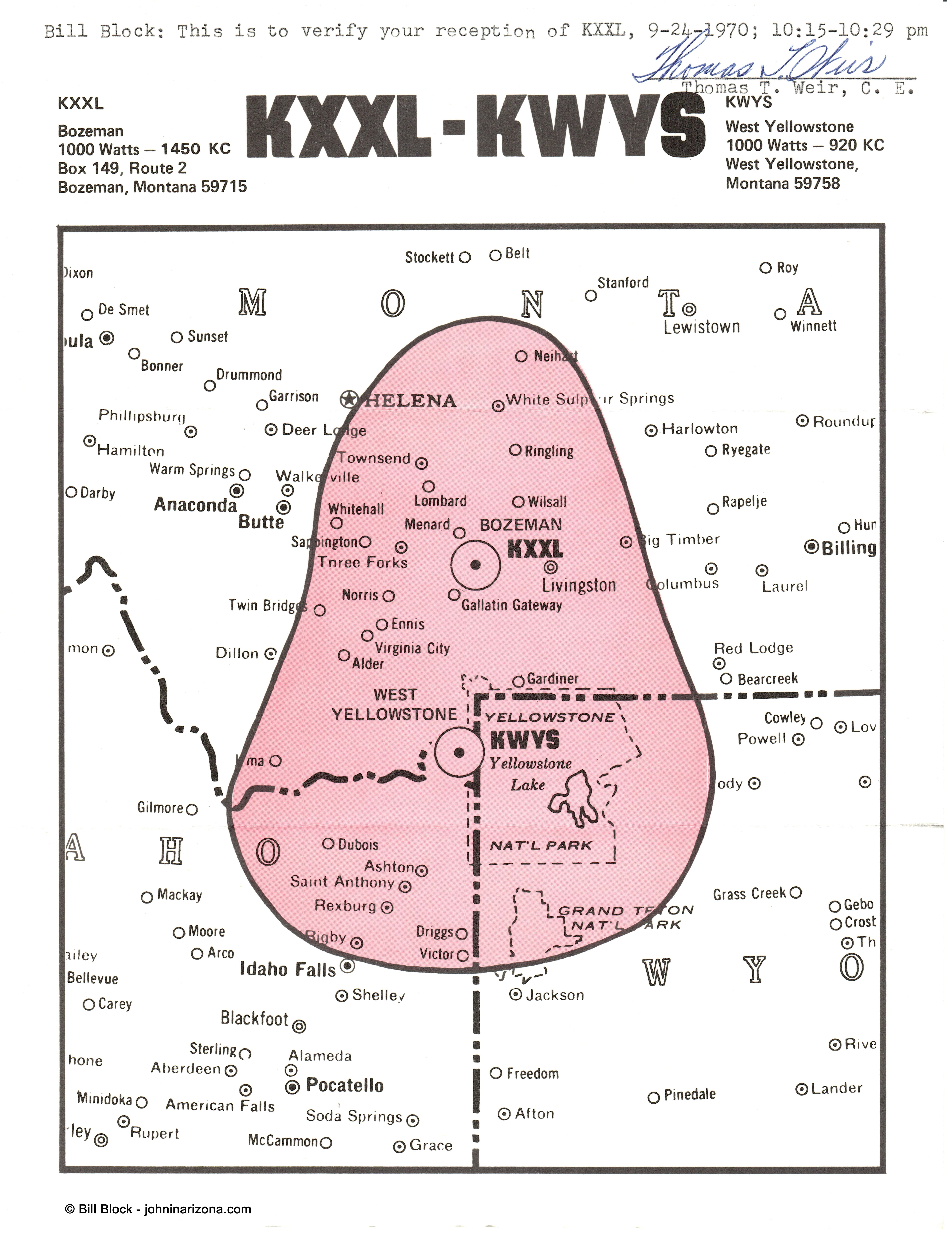 KXXL Radio 1450 Bozeman, Montana