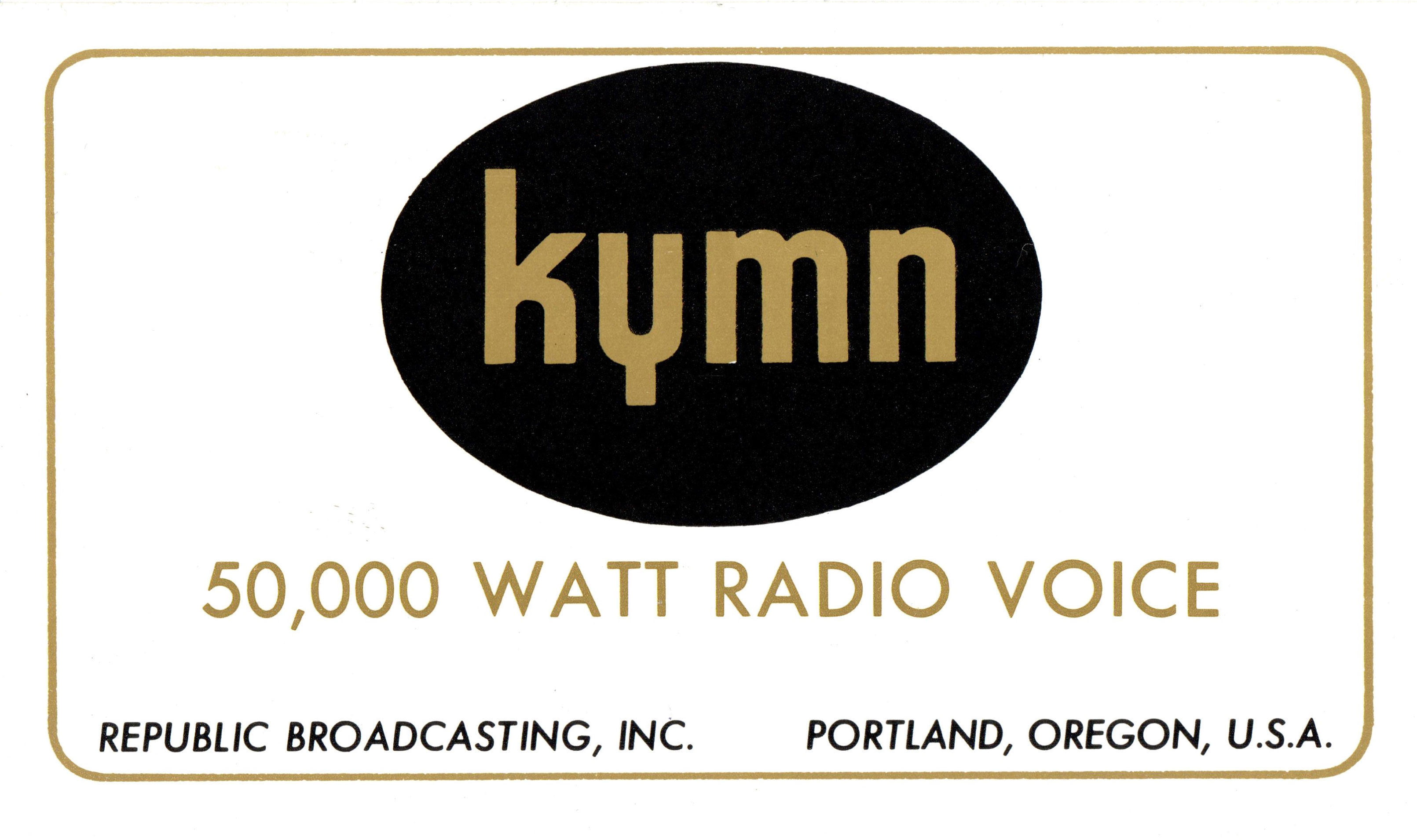 KYMN Radio 1520 Oregon City, Oregon