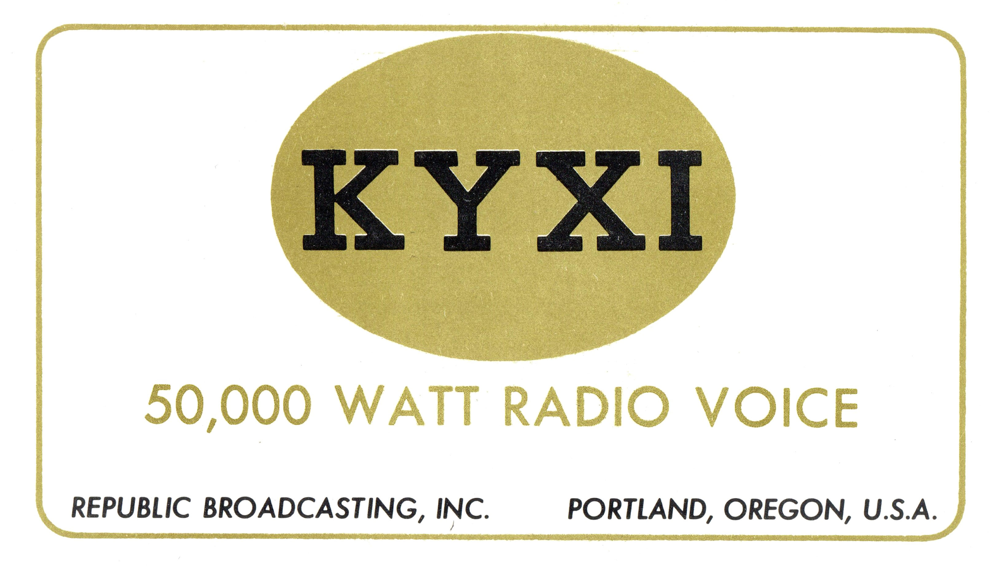KYXI Radio 1520 Oregon City, Oregon