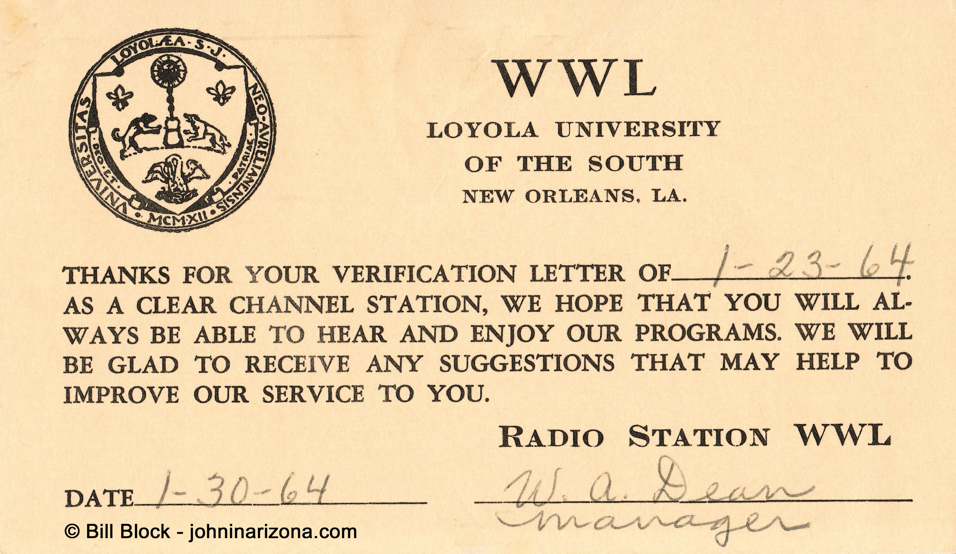 WWL Radio 870 New Orleans, Louisiana