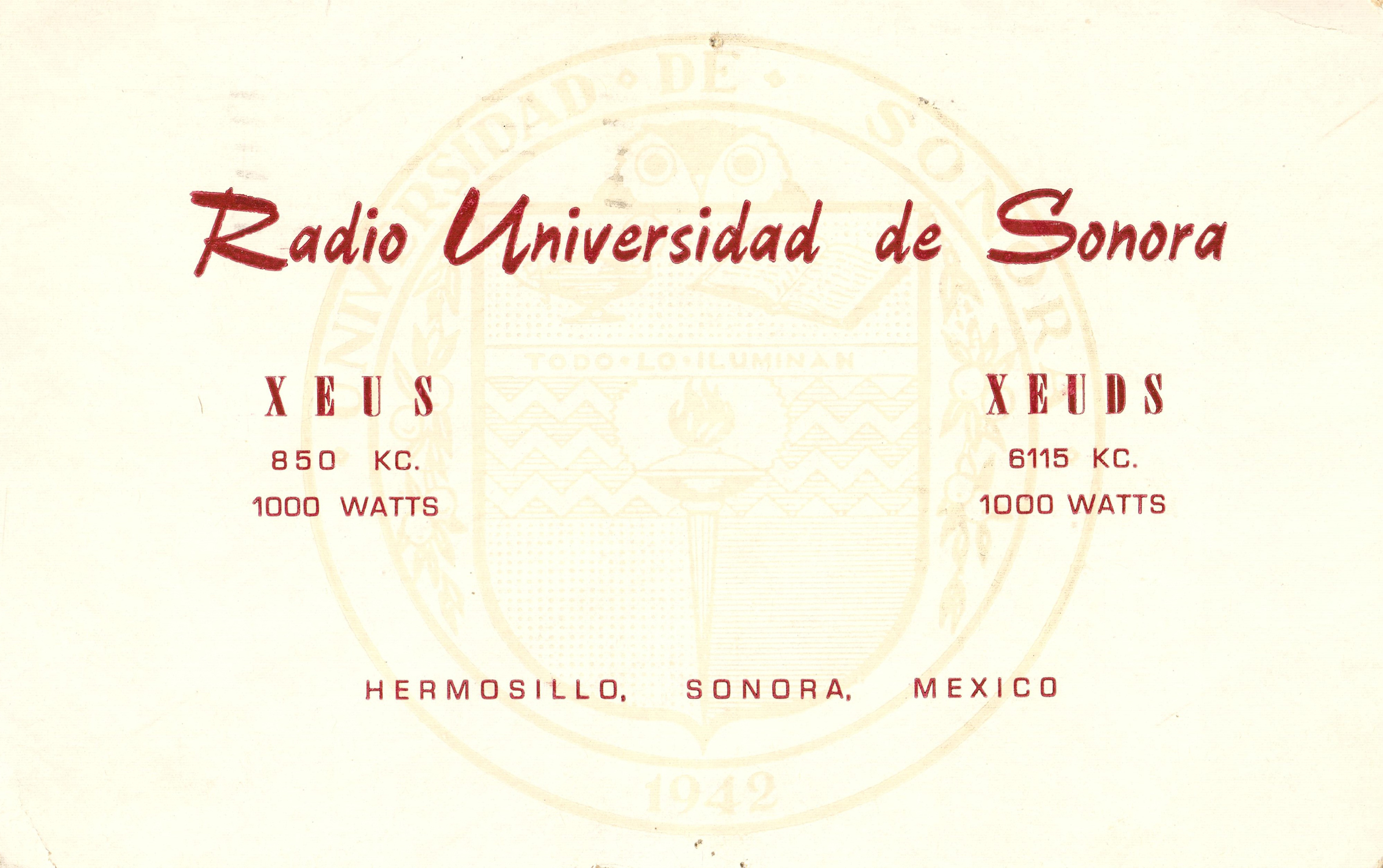 XEUS Radio 850 Hermosillo, Sonora, Mexico