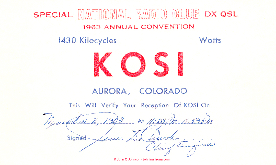 KOSI Radio 1430 Aurora, Colorado
