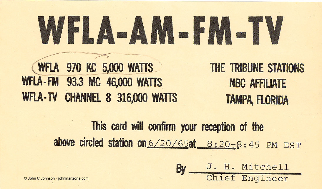 WFLA Radio 970 Tampa, Florida
