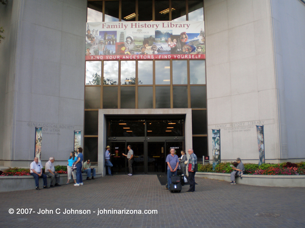 Family History Library - Salt Lake City, Utah