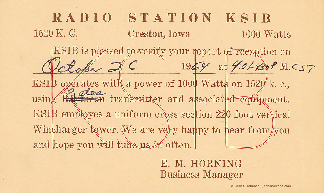 KSIB Radio 1520 Creston, Iowa