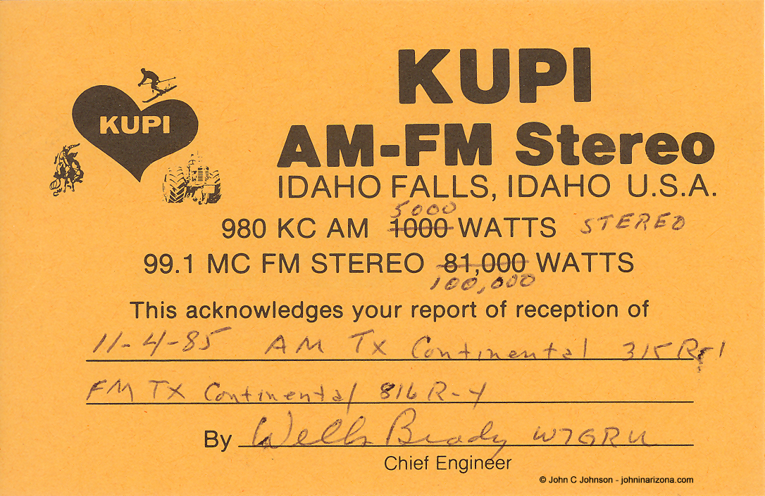 KUPI Radio 980 Idaho Falls, Idaho