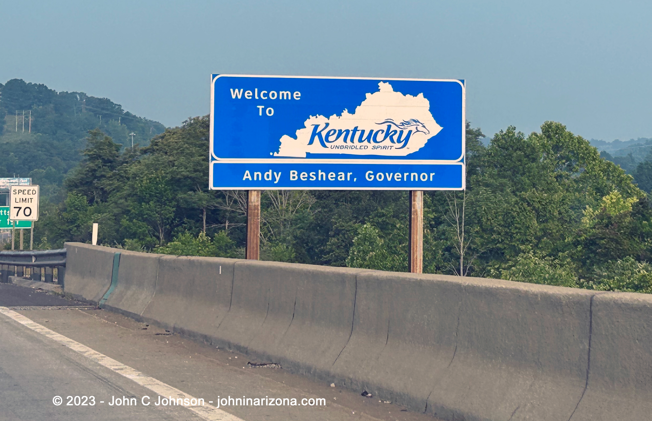 Welcome to Kentucky sign