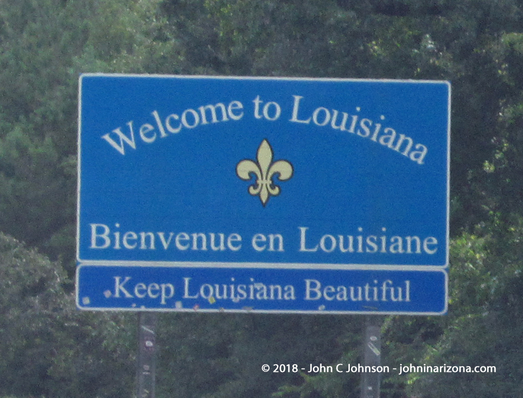 Welcome to Louisiana sign