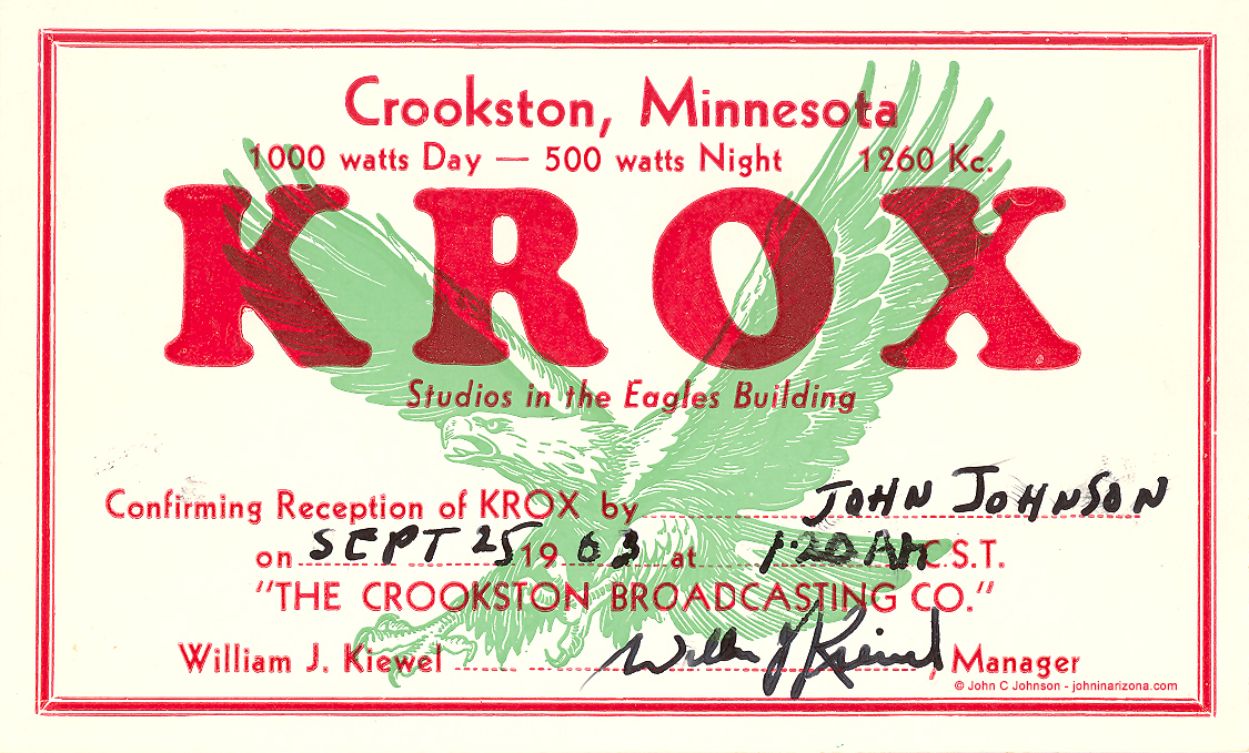 KROX Radio 1260 Crookston, Minnesota
