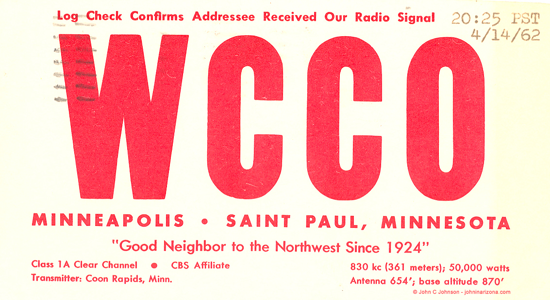 WCCO Radio 830 Minneapolis, Minnesota