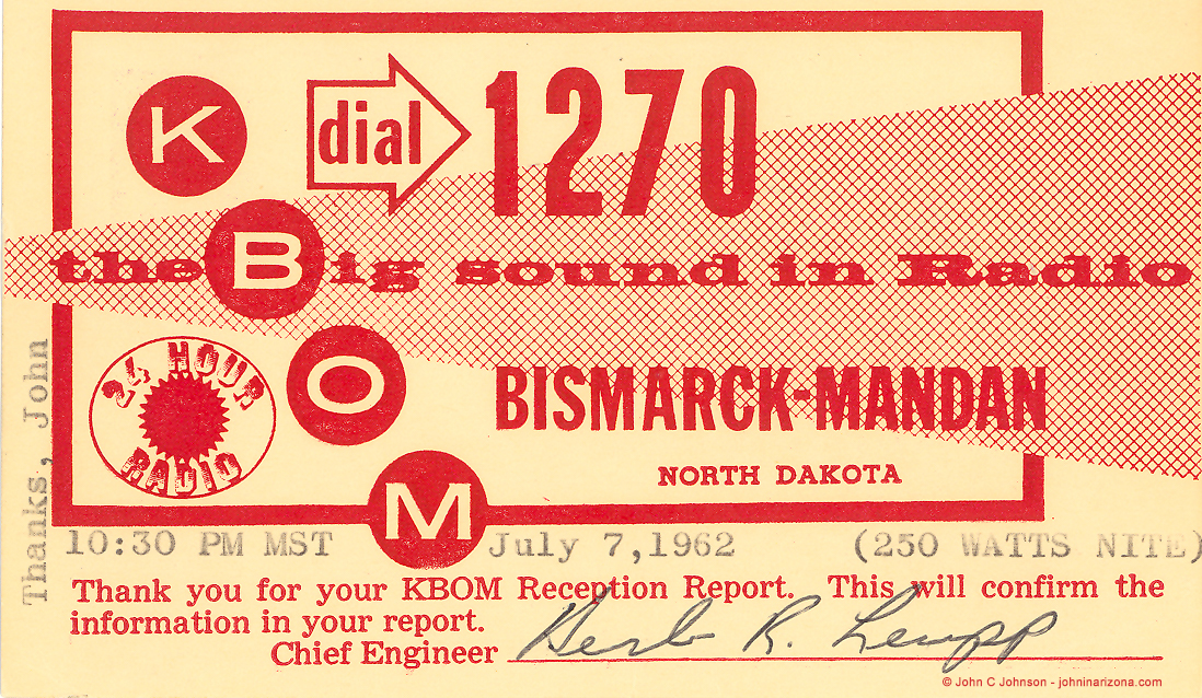 KBOM Radio 1270 Bismarck, North Dakota