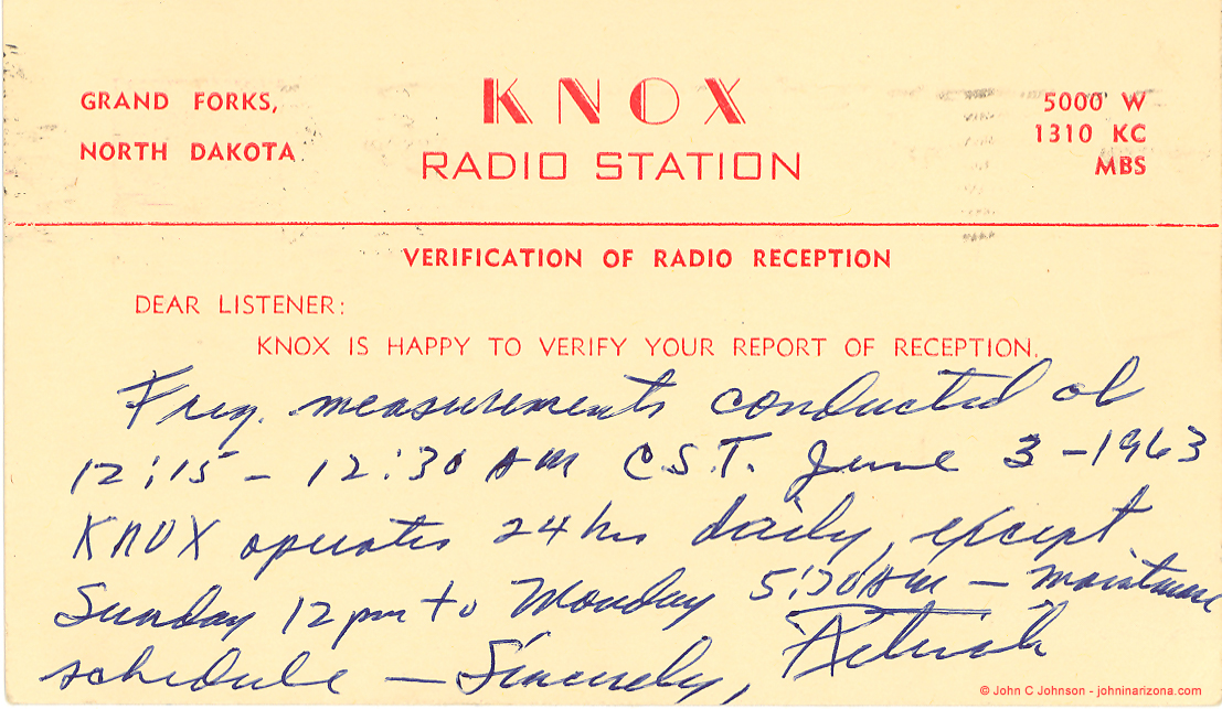 KNOX Radio 1310 Grand Forks, North Dakota