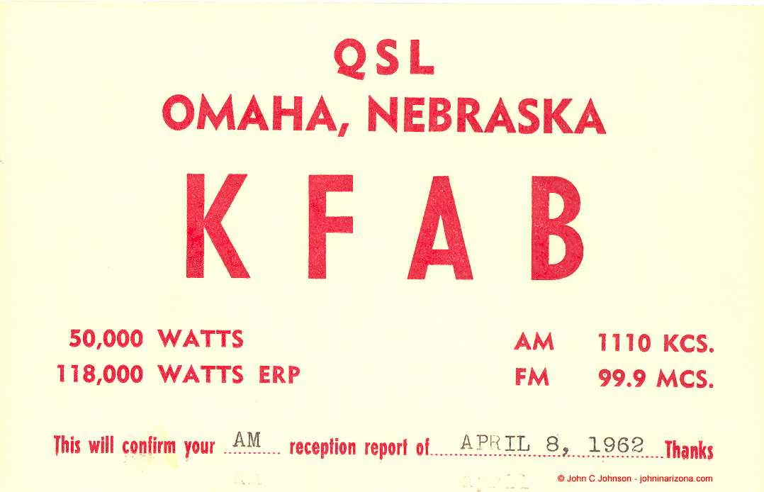 KFAB Radio 1110 Omaha, Nebraska