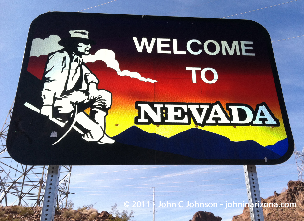 Welcome to Nevada sign