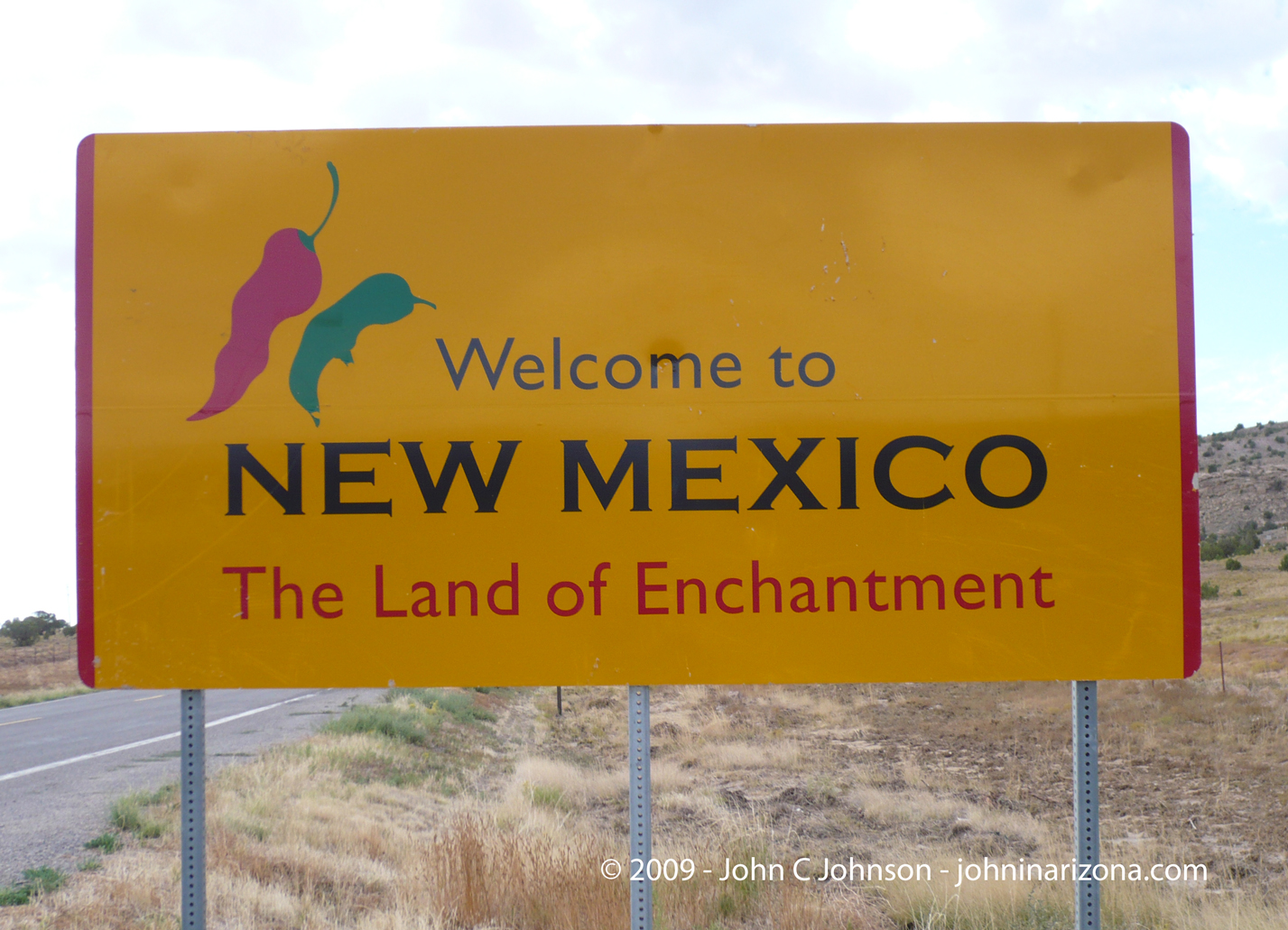 Welcome to New Mexico sign