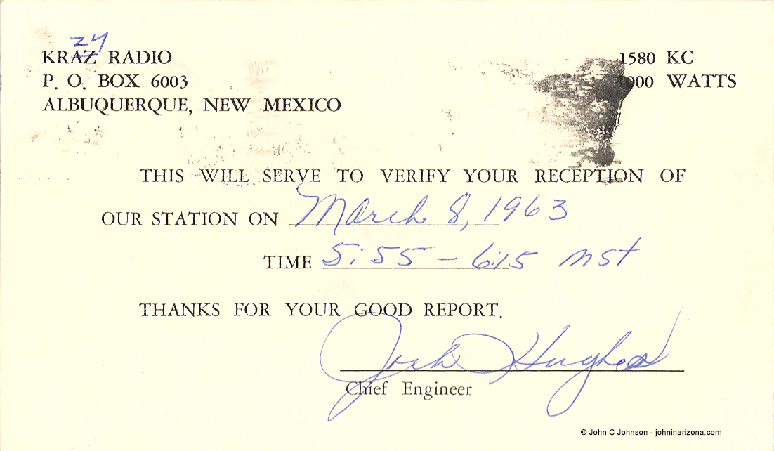 KRZY Radio 1580 Albuquerque, New Mexico