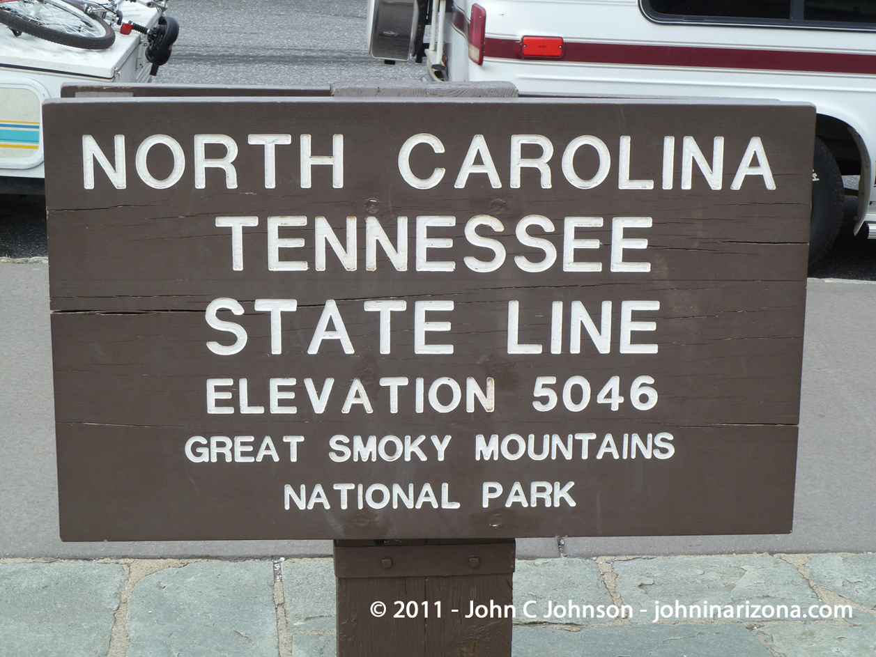 North Carolina State Line Sign