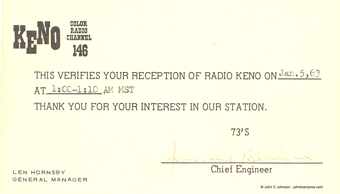 KENO Radio 1460 Las Vegas, Nevada