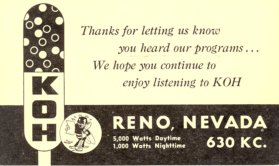 KOH Radio 630 Reno, Nevada