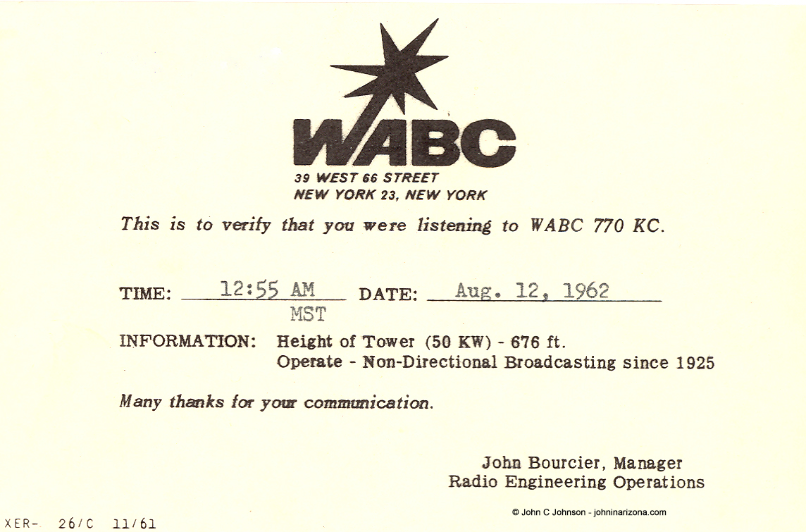 WABC Radio 770 New York, New York