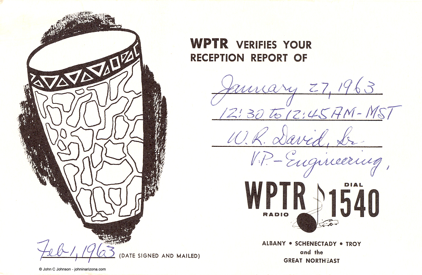 WPTR Radio 1540 Albany, New York