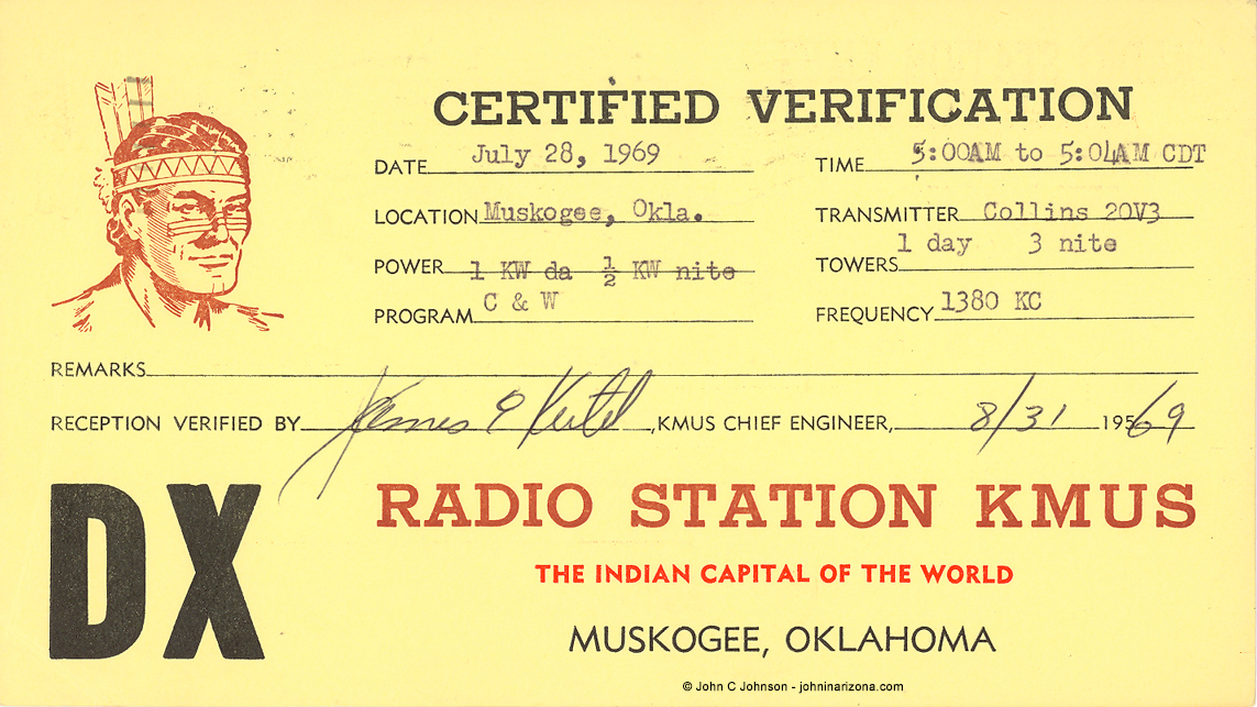 KMUS Radio 1380 Muskogee, Oklahoma