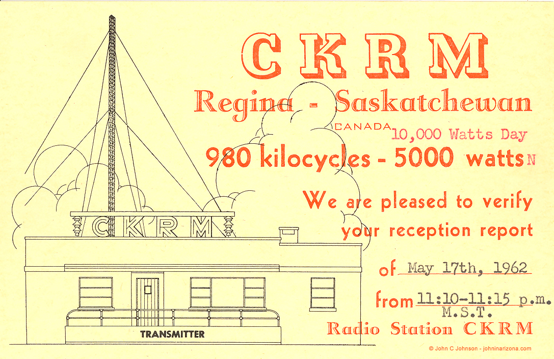 CKRM Radio 980 Regina, Saskatchewan, Canada