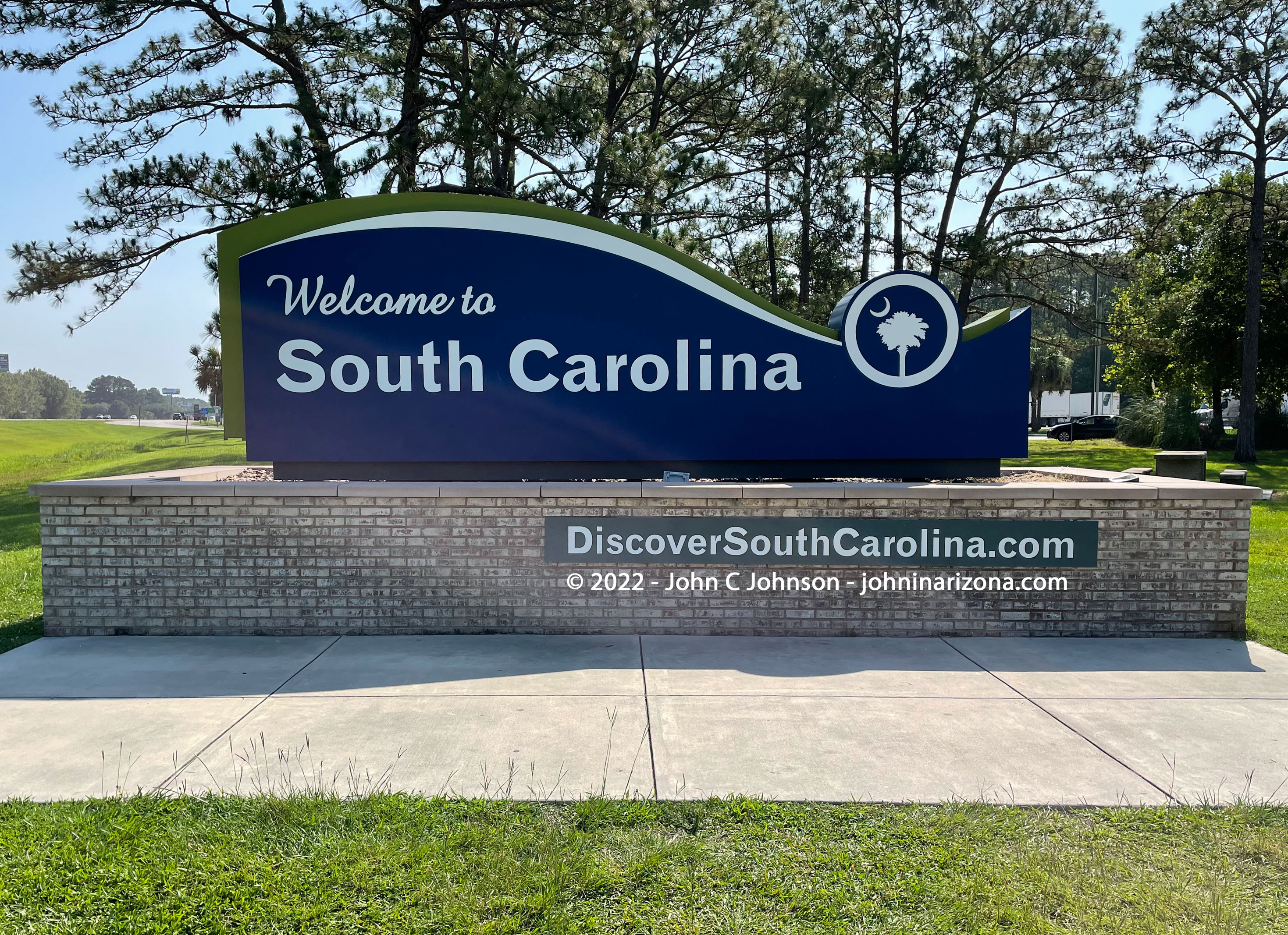 South Carolina Welcome Sign