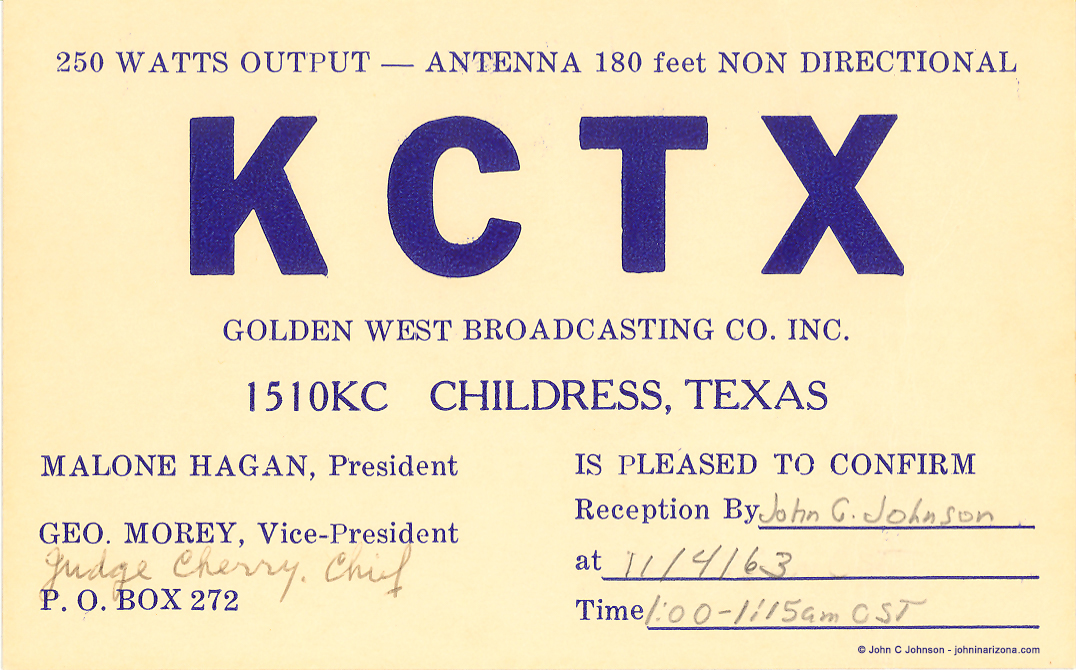 KCTX Radio 1510 Childress, Texas