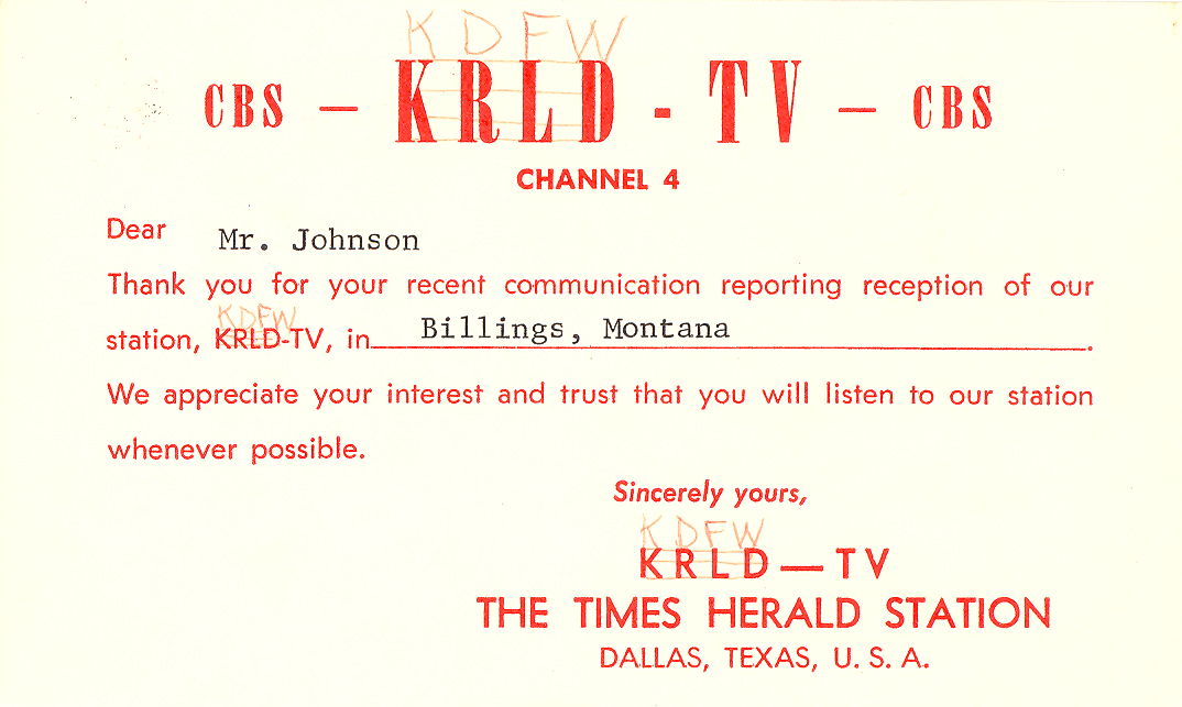 KDFW-TV Channel 4 Dallas, Texas