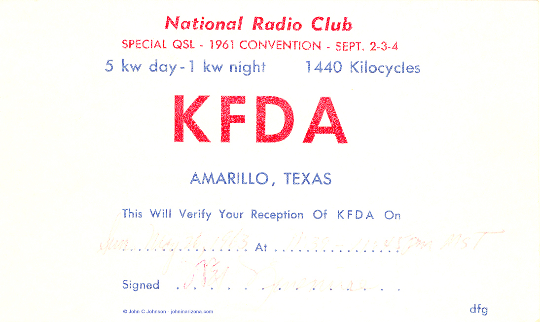 KFDA Radio 1440 Amarillo, Texas