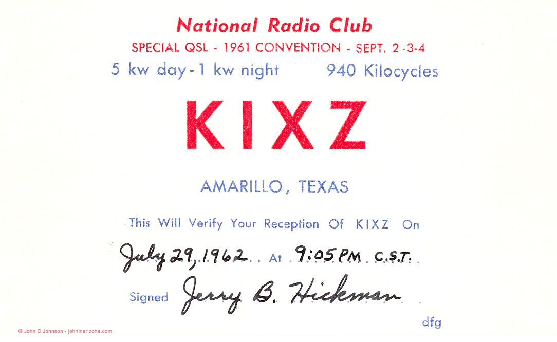 KIXZ Radio 940 Amarillo, Texas