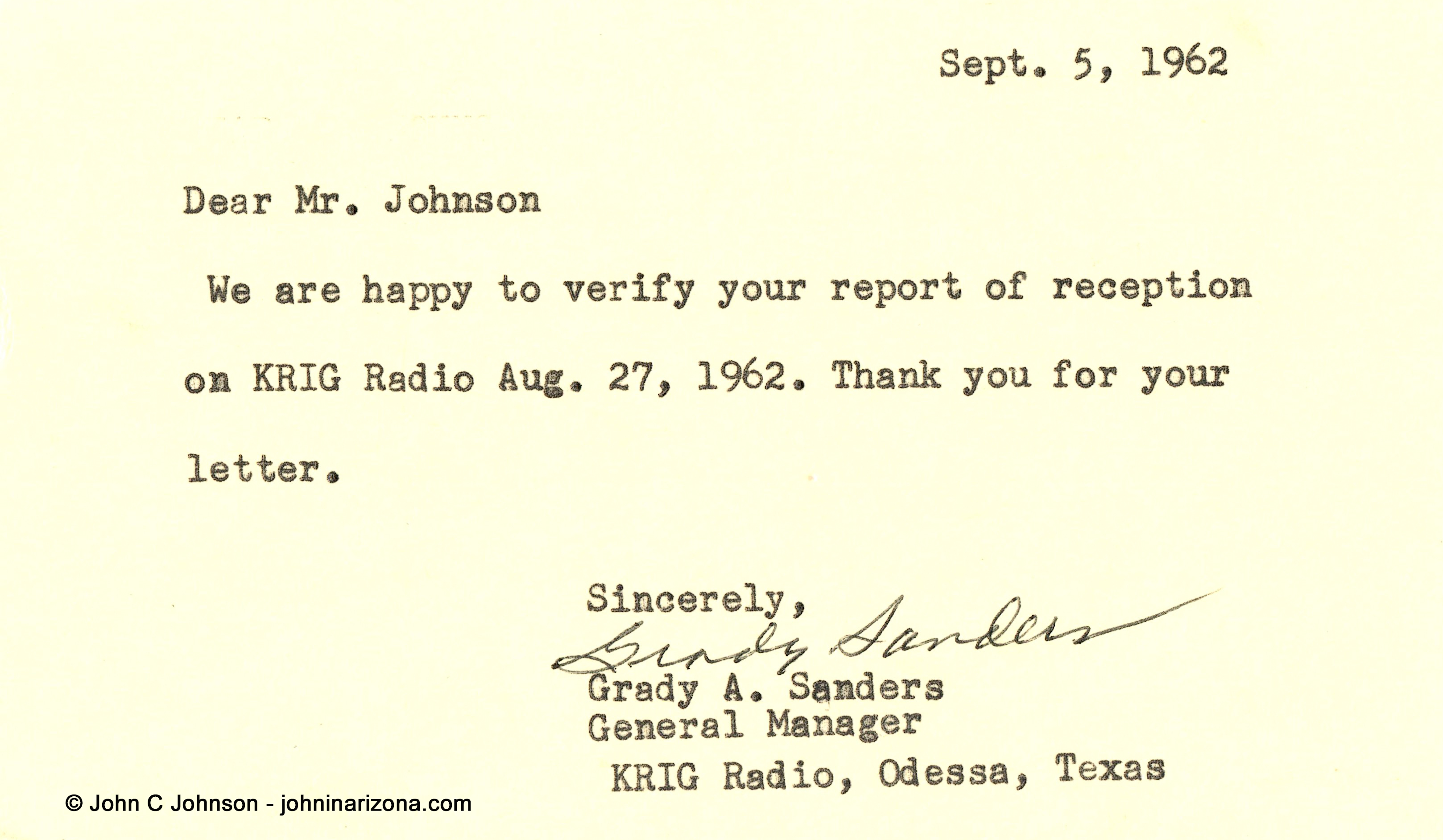 KRIG Radio 1410 Odessa, Texas