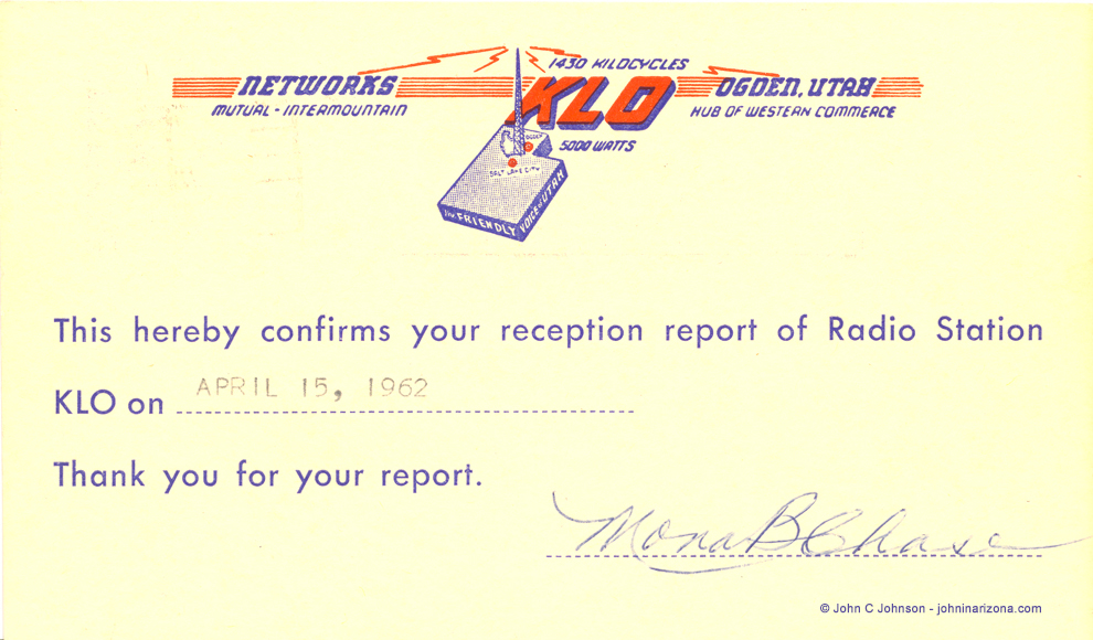 KLO Radio 1430 Ogden, Utah
