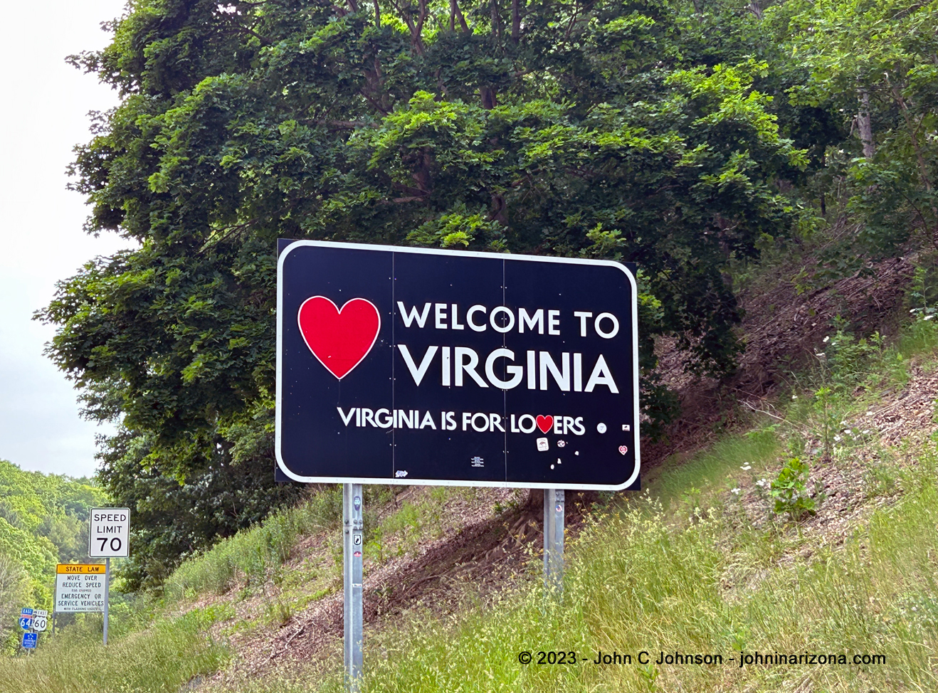 Welcome to Virginia sign